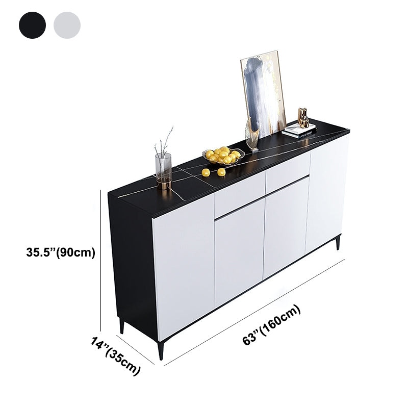 Modern Style Buffet Sideboard Door and Drawer Sideboard for Kitchen