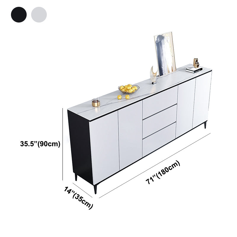 Modern Style Buffet Sideboard Door and Drawer Sideboard for Kitchen