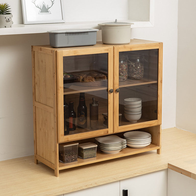 Contemporary Side Board Engineered Wood Sideboard with Door for Kitchen