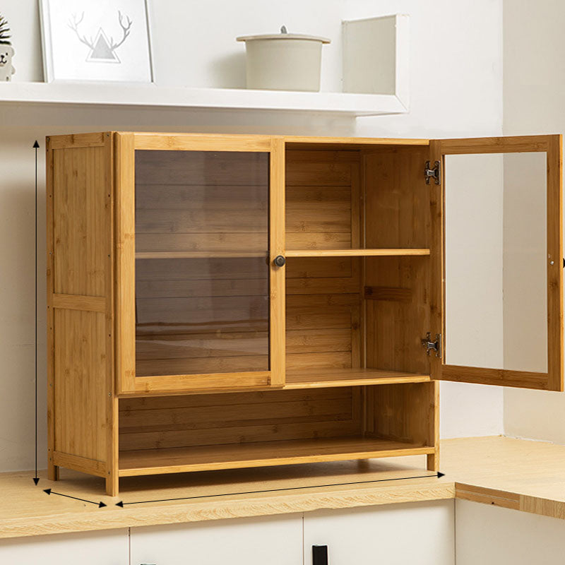 Contemporary Side Board Engineered Wood Sideboard with Door for Kitchen