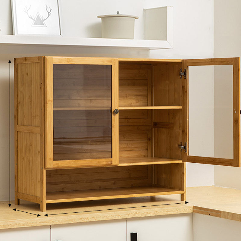 Contemporary Side Board Engineered Wood Sideboard with Door for Kitchen