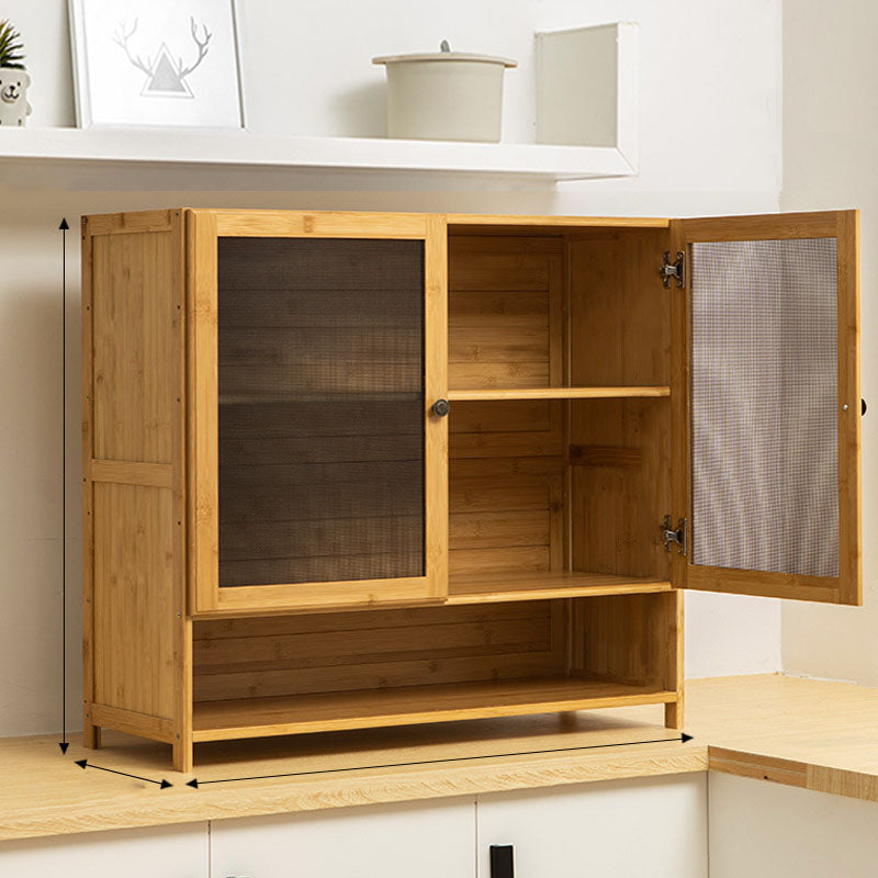 Contemporary Side Board Engineered Wood Sideboard with Door for Kitchen