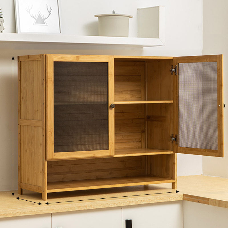 Contemporary Side Board Engineered Wood Sideboard with Door for Kitchen