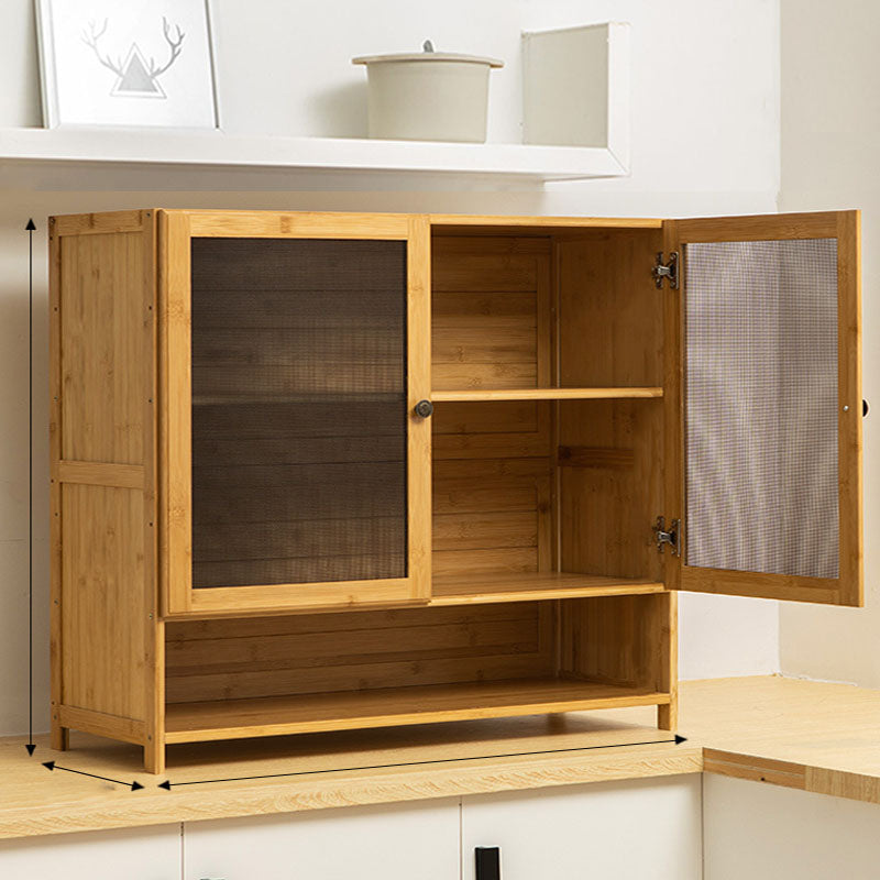 Contemporary Side Board Engineered Wood Sideboard with Door for Kitchen