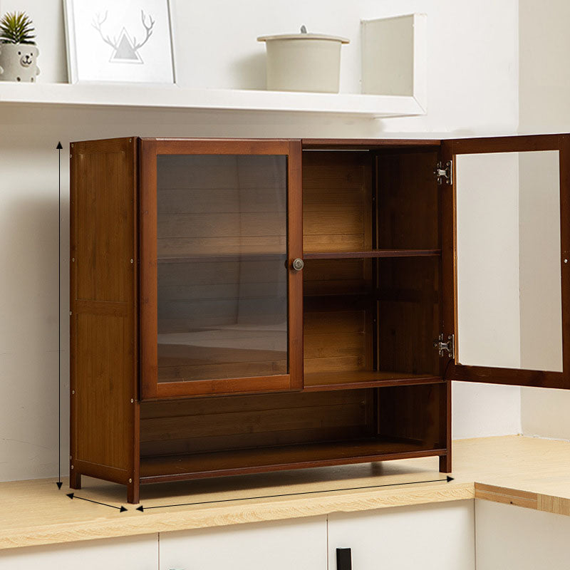 Contemporary Side Board Engineered Wood Sideboard with Door for Kitchen