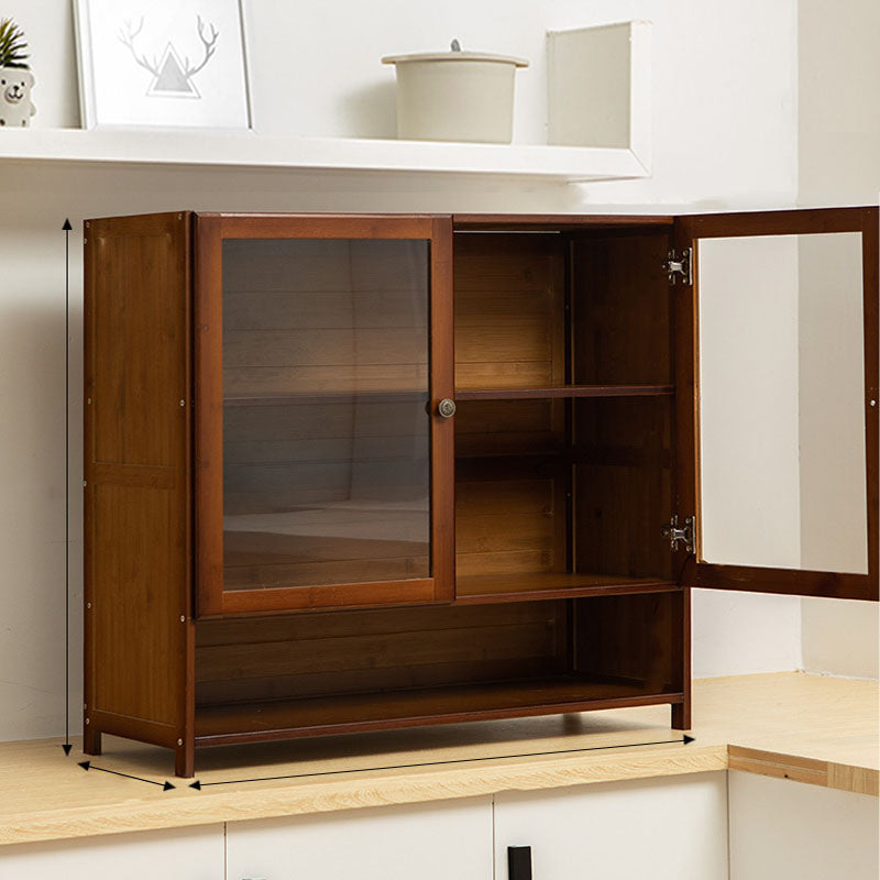 Contemporary Side Board Engineered Wood Sideboard with Door for Kitchen