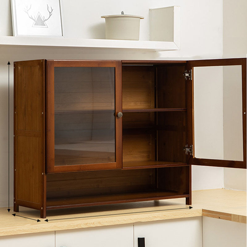 Contemporary Side Board Engineered Wood Sideboard with Door for Kitchen