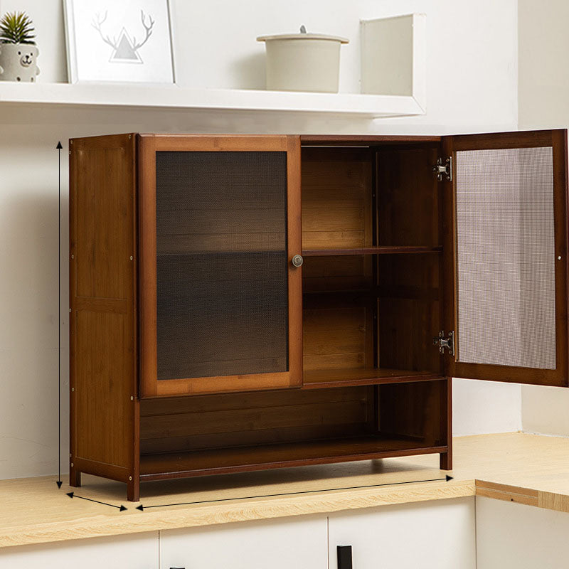 Contemporary Side Board Engineered Wood Sideboard with Door for Kitchen