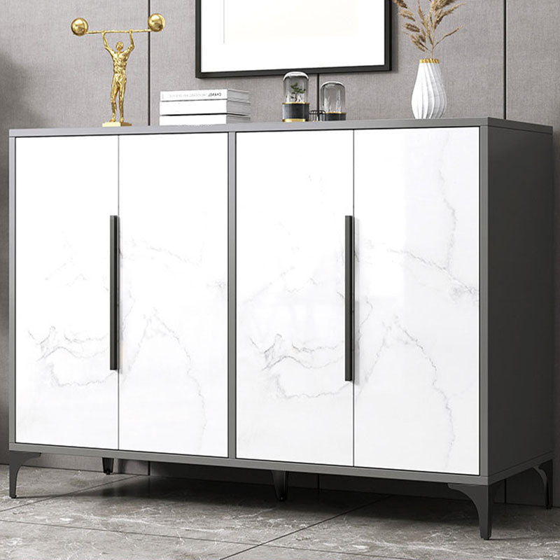 Contemporary Sideboard Engineered Wood Sideboard with Door for Dining Room