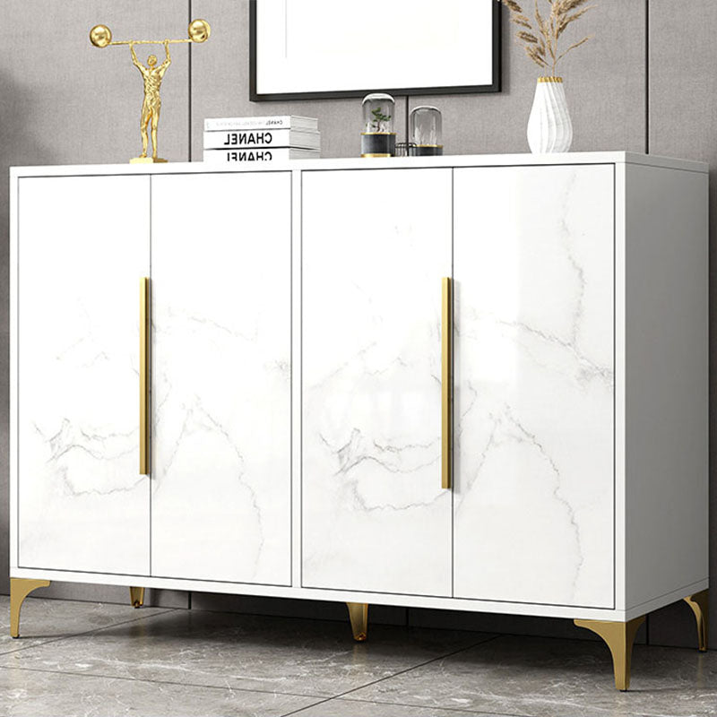 Contemporary Sideboard Engineered Wood Sideboard with Door for Dining Room