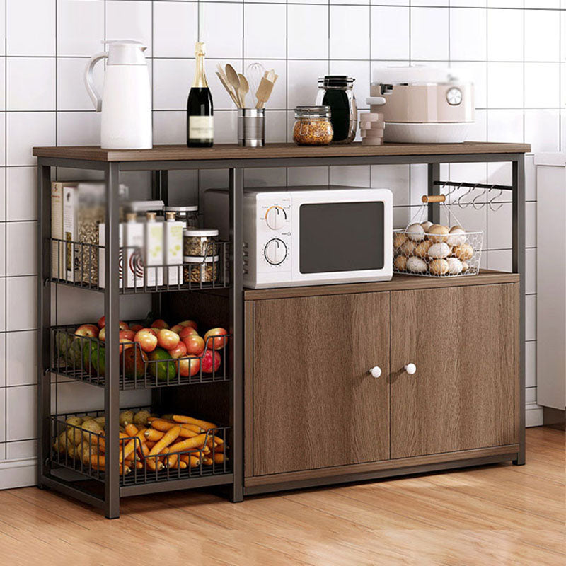 Modern Style Sideboard Metal Open Storage Sideboard  for Kitchen Dining Room