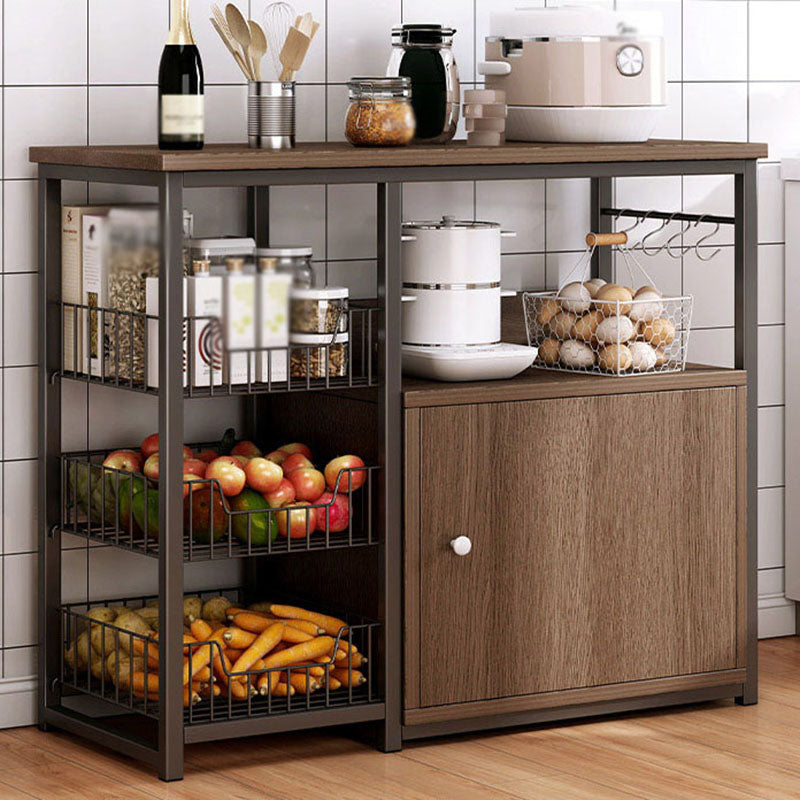 Modern Style Sideboard Metal Open Storage Sideboard  for Kitchen Dining Room