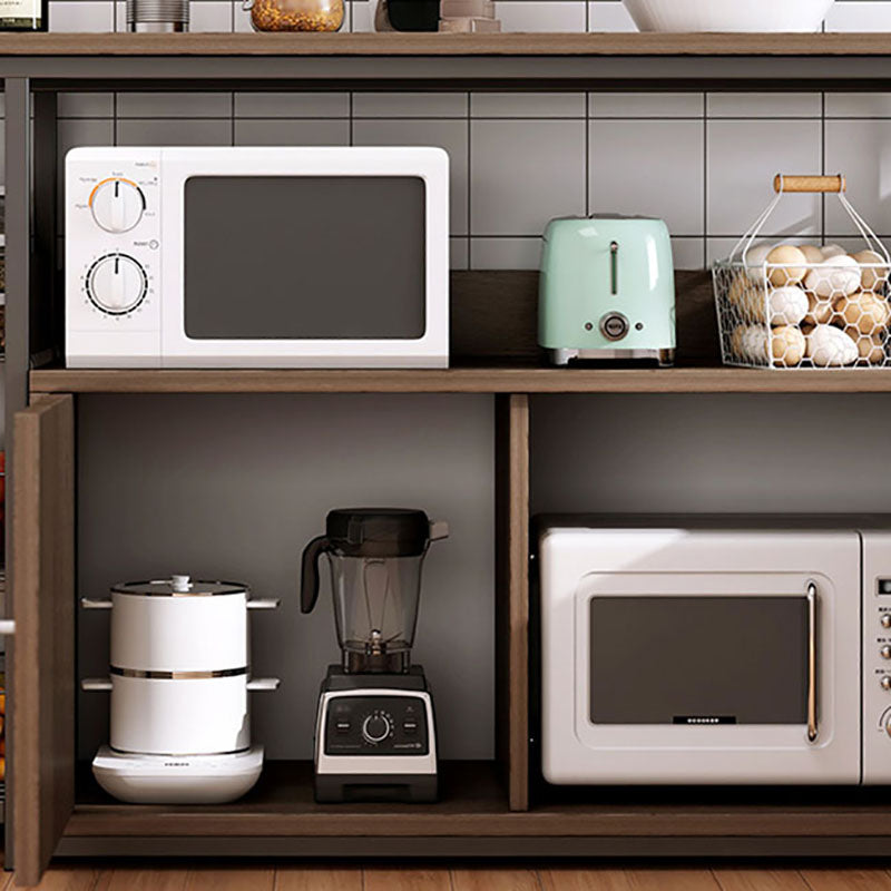 Modern Style Sideboard Metal Open Storage Sideboard  for Kitchen Dining Room