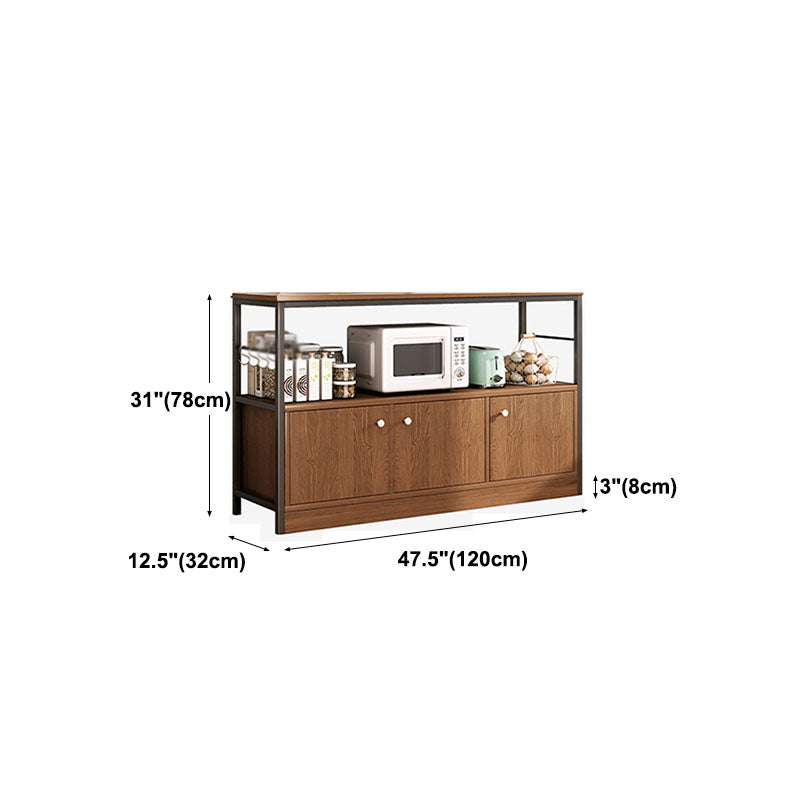 Modern Style Sideboard Metal Open Storage Sideboard  for Kitchen Dining Room