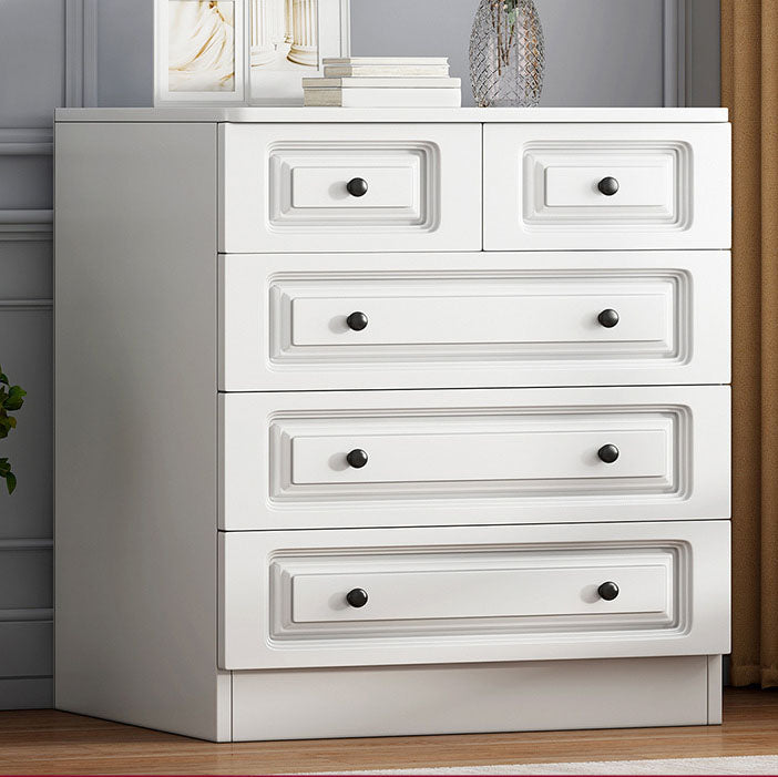 15 " D White Storage Chest Modern Bedroom Storage Chest Dresser with Drawers