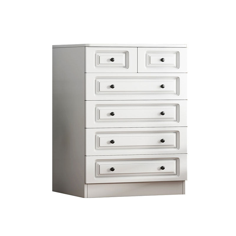 15 " D White Storage Chest Modern Bedroom Storage Chest Dresser with Drawers