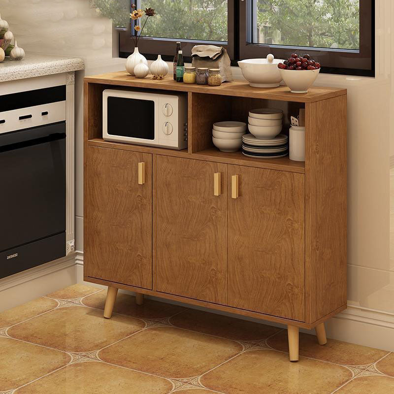 Door Contemporary Sideboard Engineered Wood Sideboard for Dining Room