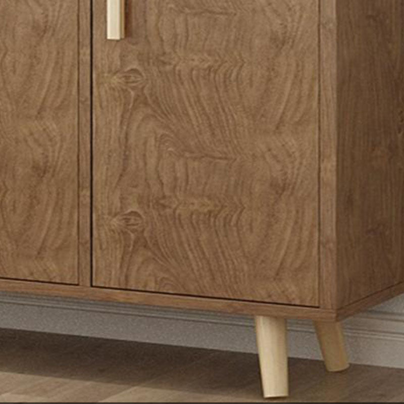 Door Contemporary Sideboard Engineered Wood Sideboard for Dining Room