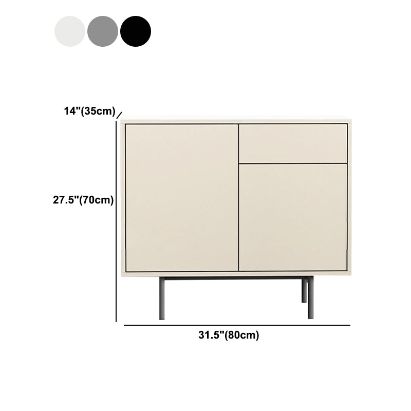 Modern Engineered Wood 27.5"H Sideboard Buffet Dining Room Buffet Server