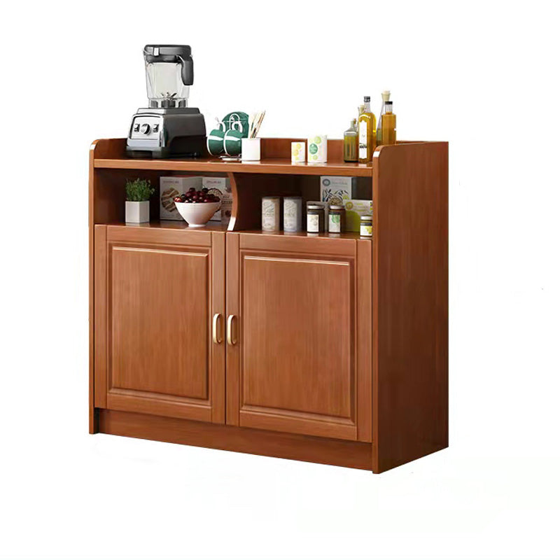 Contemporary Sideboard Rubber Wood Sideboard with Door and Drawer for Dining Room