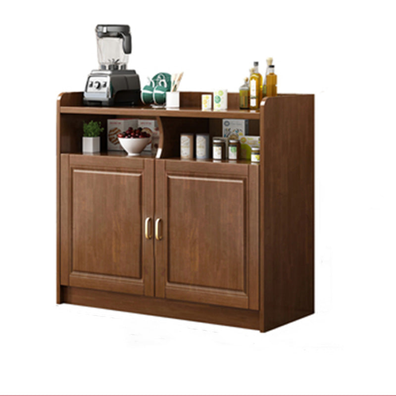 Contemporary Sideboard Rubber Wood Sideboard with Door and Drawer for Dining Room