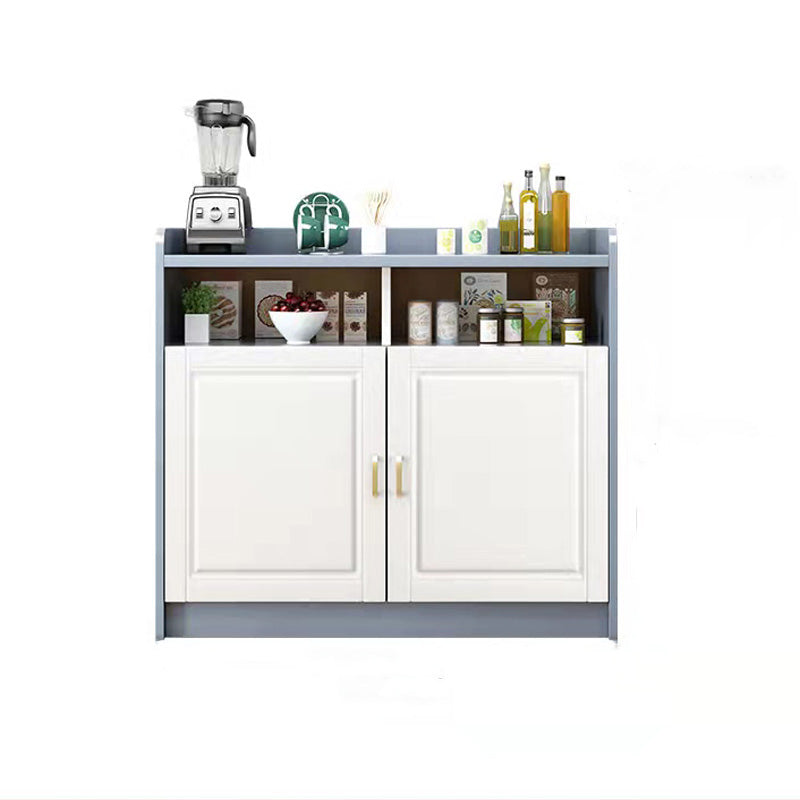 Contemporary Sideboard Rubber Wood Sideboard with Door and Drawer for Dining Room