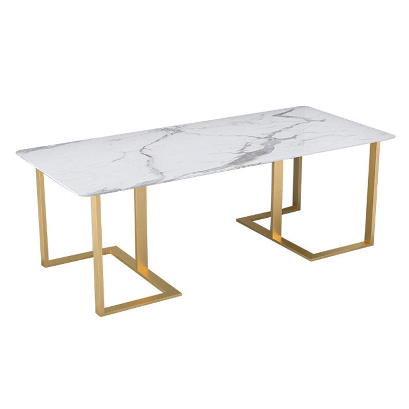 Glam Style Office Desk Meeting White Writing Desk for Study Room and Office