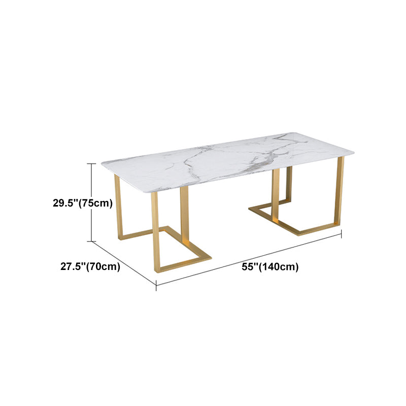 Glam Style Office Desk Meeting White Writing Desk for Study Room and Office