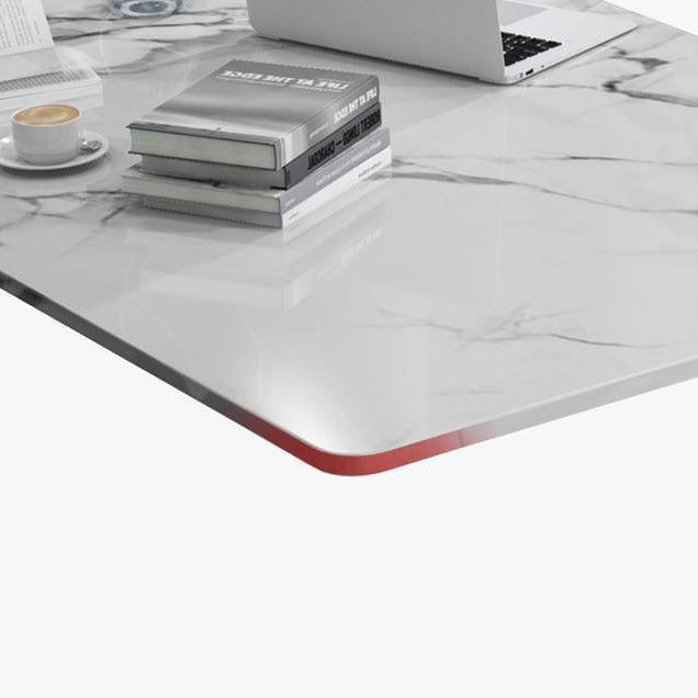 Glam Style Office Desk Artificial Marble Home and Office Meeting Table