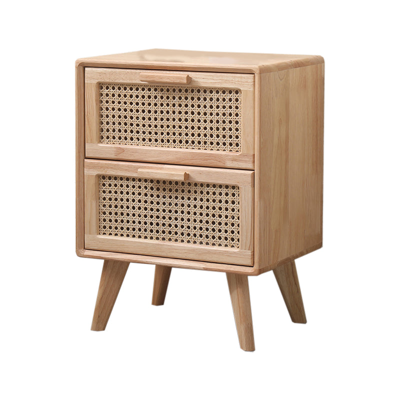 Contemporary Natural Storage Chest Soft-Close Drawers Wood Chest