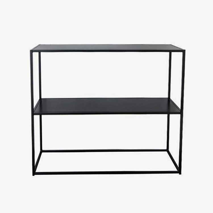 Modern Iron Console Table Rectangle Storage Frame 1-shelf Console Sofa Table