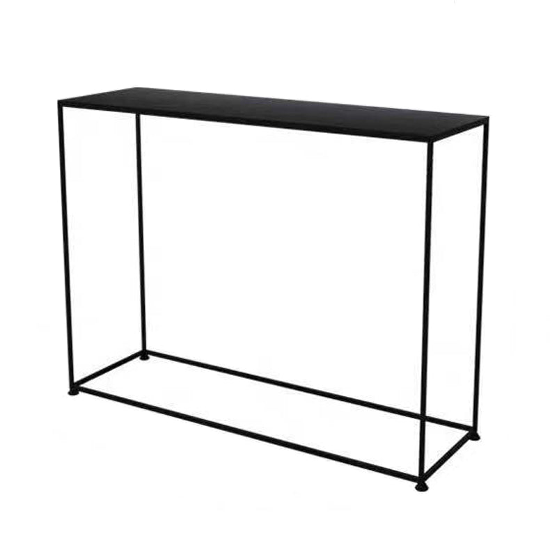 Contemporary Iron Frame Console Table Rectangle Scratch Resistant Console Sofa Table