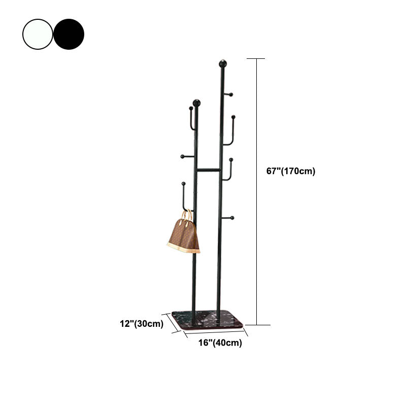 Glam Coat Hanger Metal No Distressing Free Standing Coat Rack