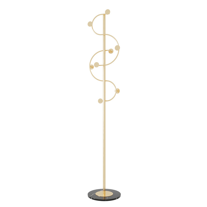 Designer Gorgeous Metal Coat Rack Free Standing Coat Rack in Living Room