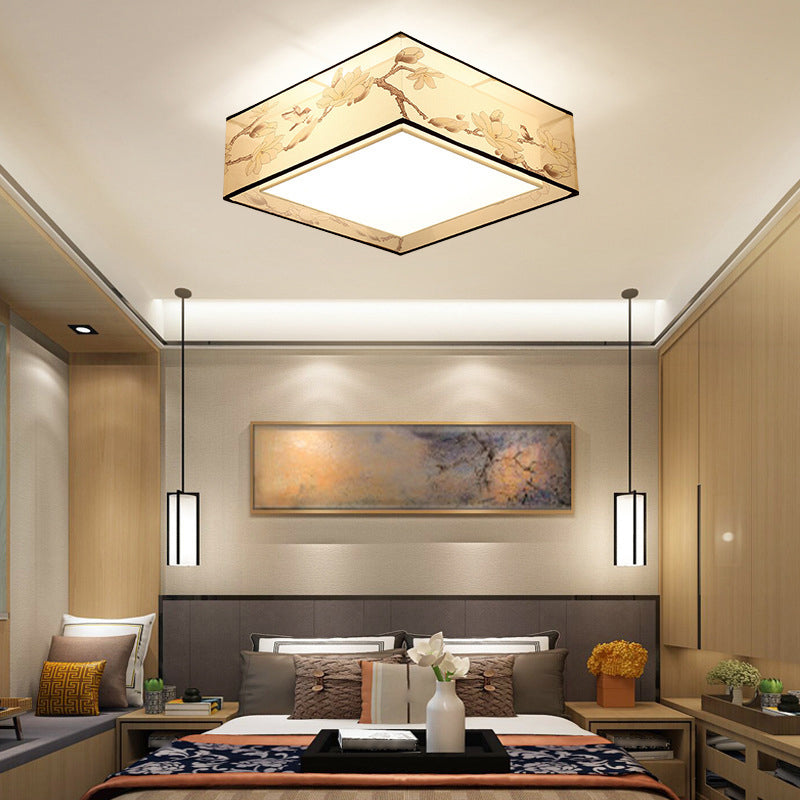 Modern Style Fabric Ceiling Light Multi Lights Ceiling Mount Light for Dining Room