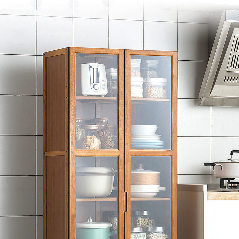 Bamboo Contemporary Sideboard Engineered Wood Sideboard for Kitchen