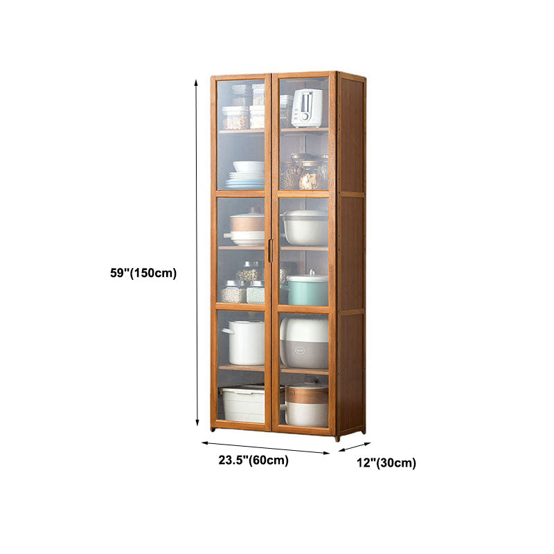 Bamboo Contemporary Sideboard Engineered Wood Sideboard for Kitchen