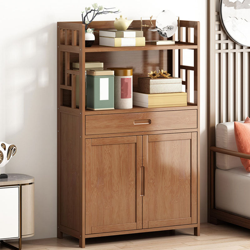 Contemporary Side Board Engineered Wood with Door Sideboard for Dining Room