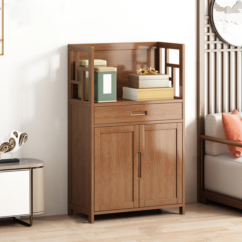 Contemporary Side Board Engineered Wood with Door Sideboard for Dining Room