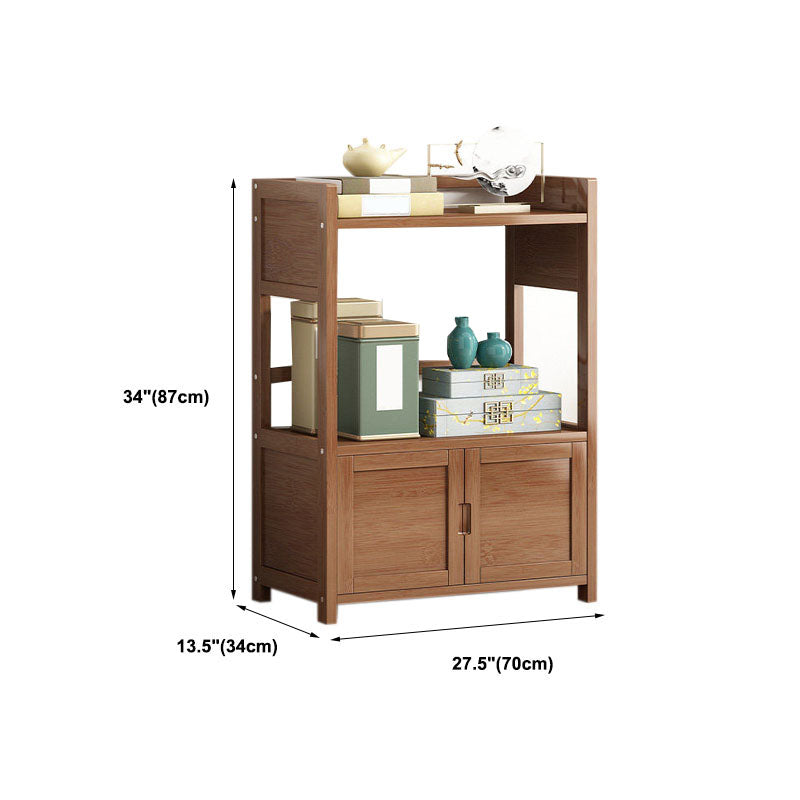 Contemporary Side Board Engineered Wood with Door Sideboard for Dining Room