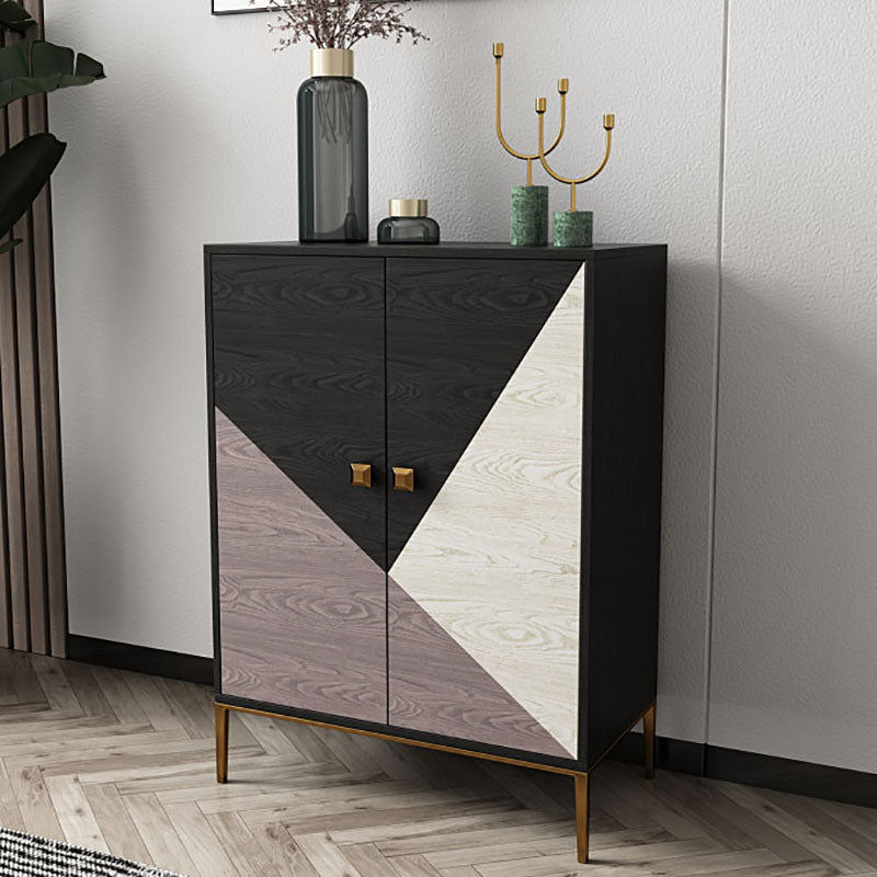 Modern Living Room Sideboard Cabinet Adjustable Shelving Solid Wood Sideboard