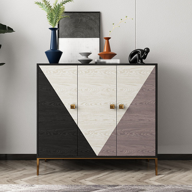 Modern Living Room Sideboard Cabinet Adjustable Shelving Solid Wood Sideboard