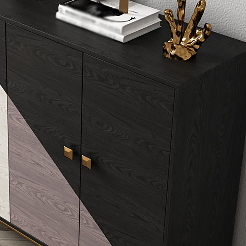 Modern Living Room Sideboard Cabinet Adjustable Shelving Solid Wood Sideboard