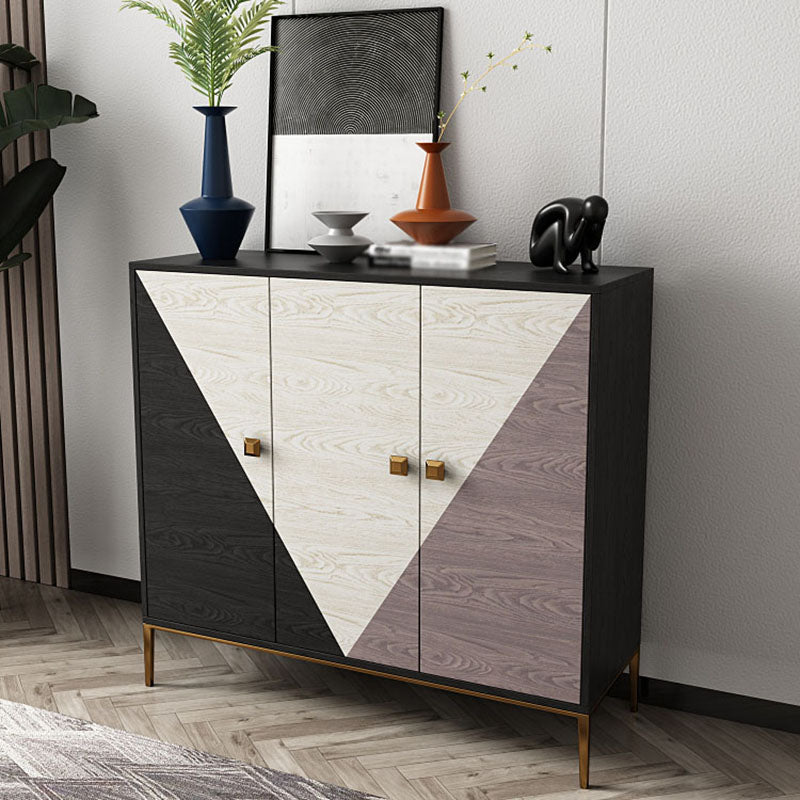 Modern Living Room Sideboard Cabinet Adjustable Shelving Solid Wood Sideboard