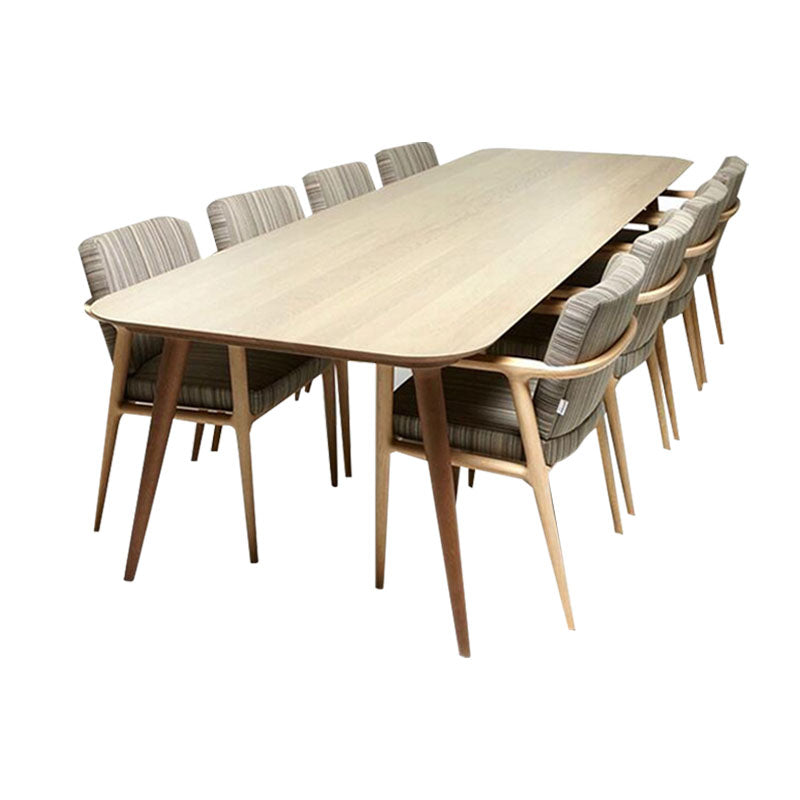 Modern Distressed Wood Office Desk Rustproof Table for Dinning Room