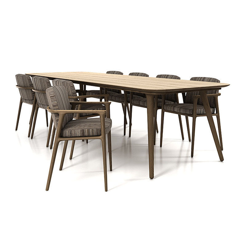 Modern Distressed Wood Office Desk Rustproof Table for Dinning Room