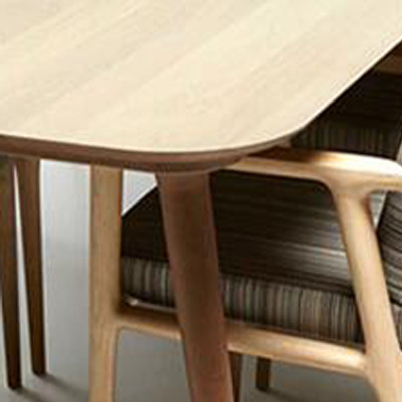 Modern Distressed Wood Office Desk Rustproof Table for Dinning Room