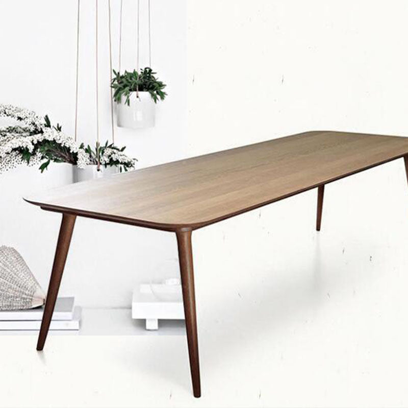 Modern Distressed Wood Office Desk Rustproof Table for Dinning Room