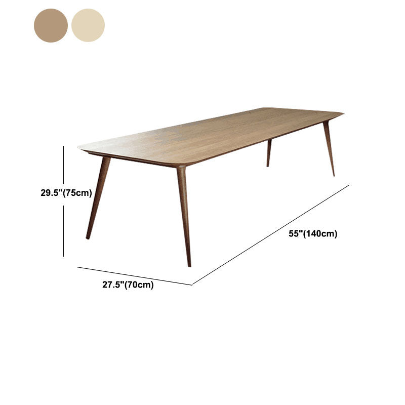 Modern Distressed Wood Office Desk Rustproof Table for Dinning Room