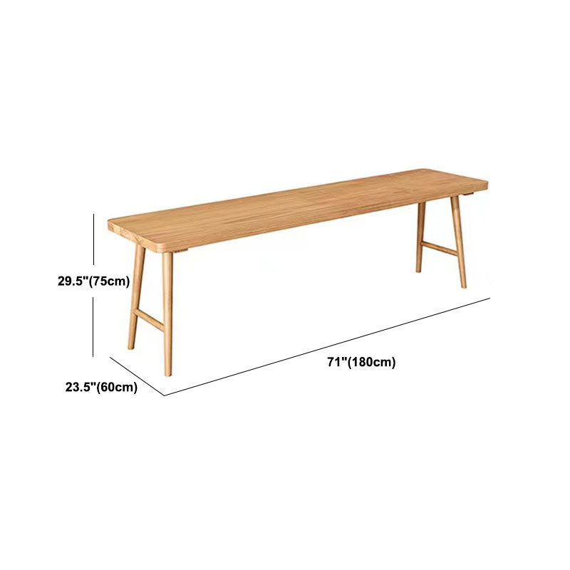 Simple Modern H-Shaped Study Desk Solid Wood Rectangular Desk for Home